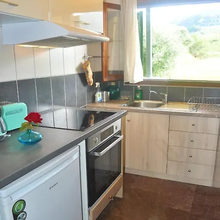House Angelos D With Sea View And Private Garden - Agios Gordios Lägenhet *